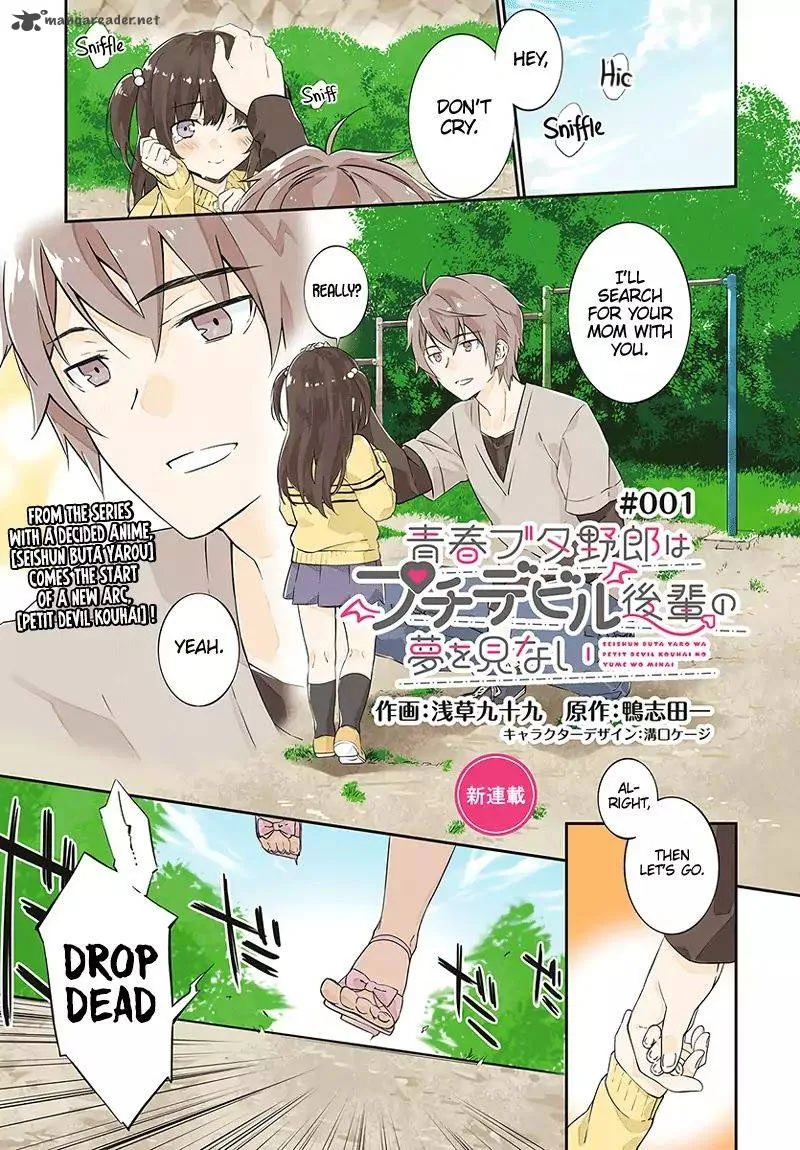 Seishun Buta Yaro wa Petit Devil Kouhai no Yume wo Minai Chapter 1 page 3