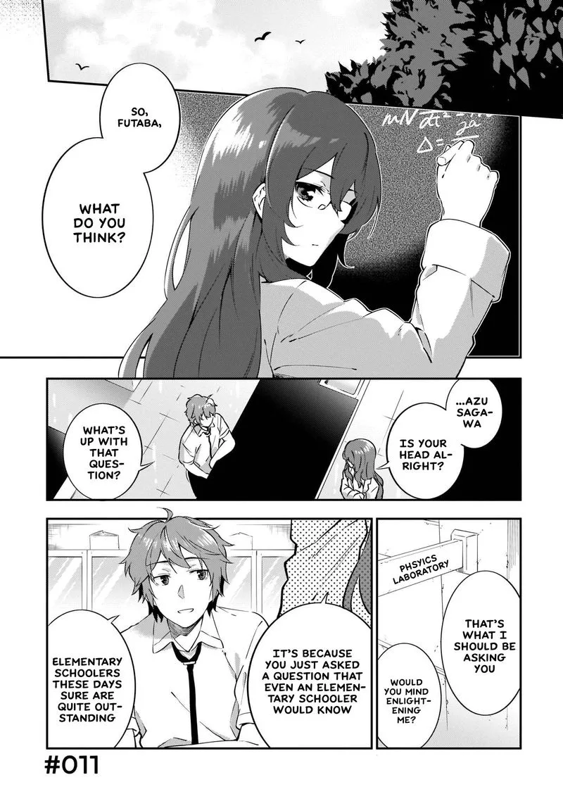 Seishun Buta Yaro wa Petit Devil Kouhai no Yume wo Minai Chapter 11 page 1