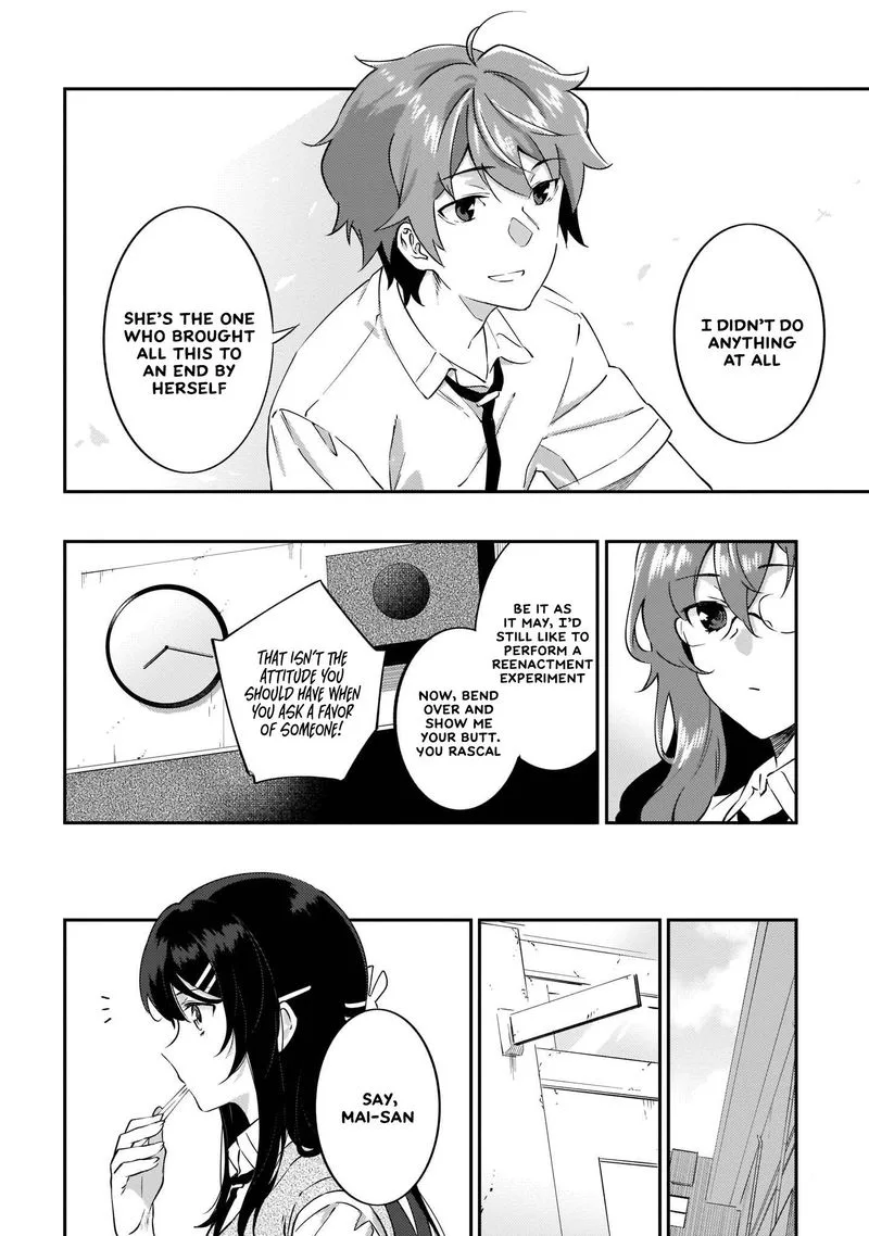 Seishun Buta Yaro wa Petit Devil Kouhai no Yume wo Minai Chapter 12 page 22