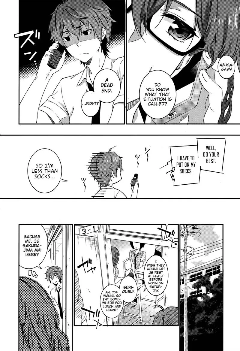 Seishun Buta Yaro wa Petit Devil Kouhai no Yume wo Minai Chapter 3 page 8