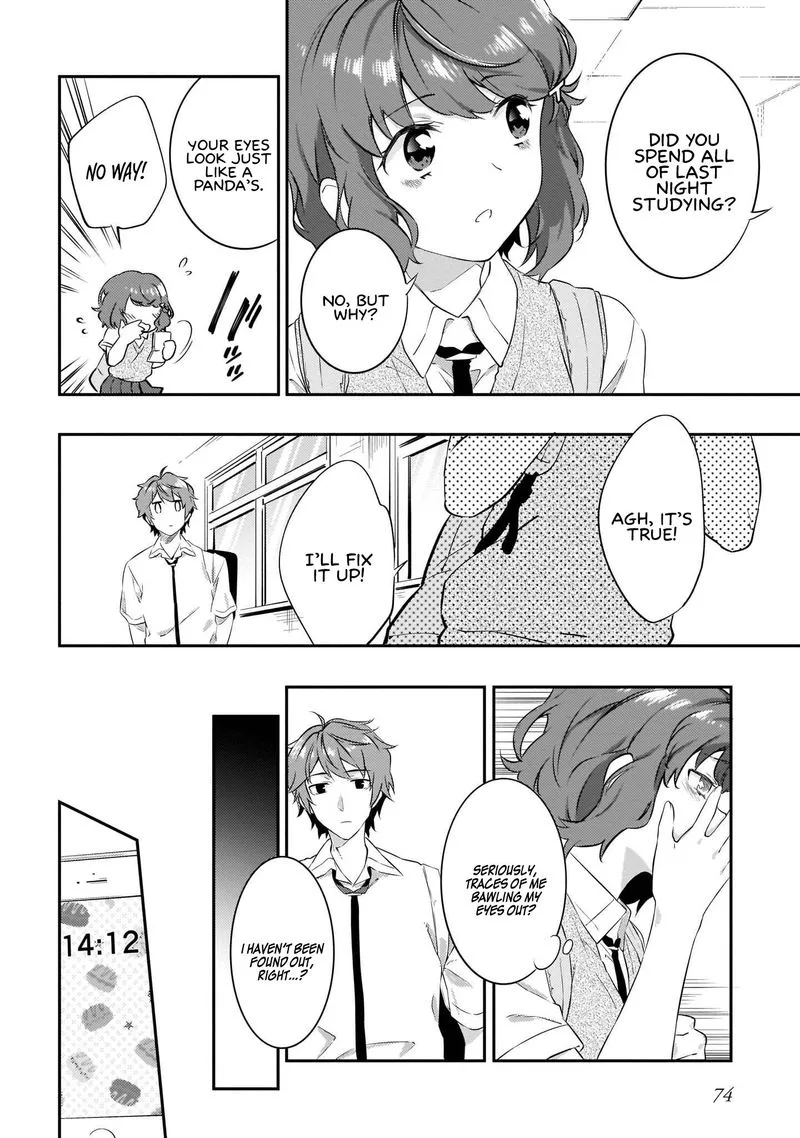 Seishun Buta Yaro wa Petit Devil Kouhai no Yume wo Minai Chapter 9 page 14