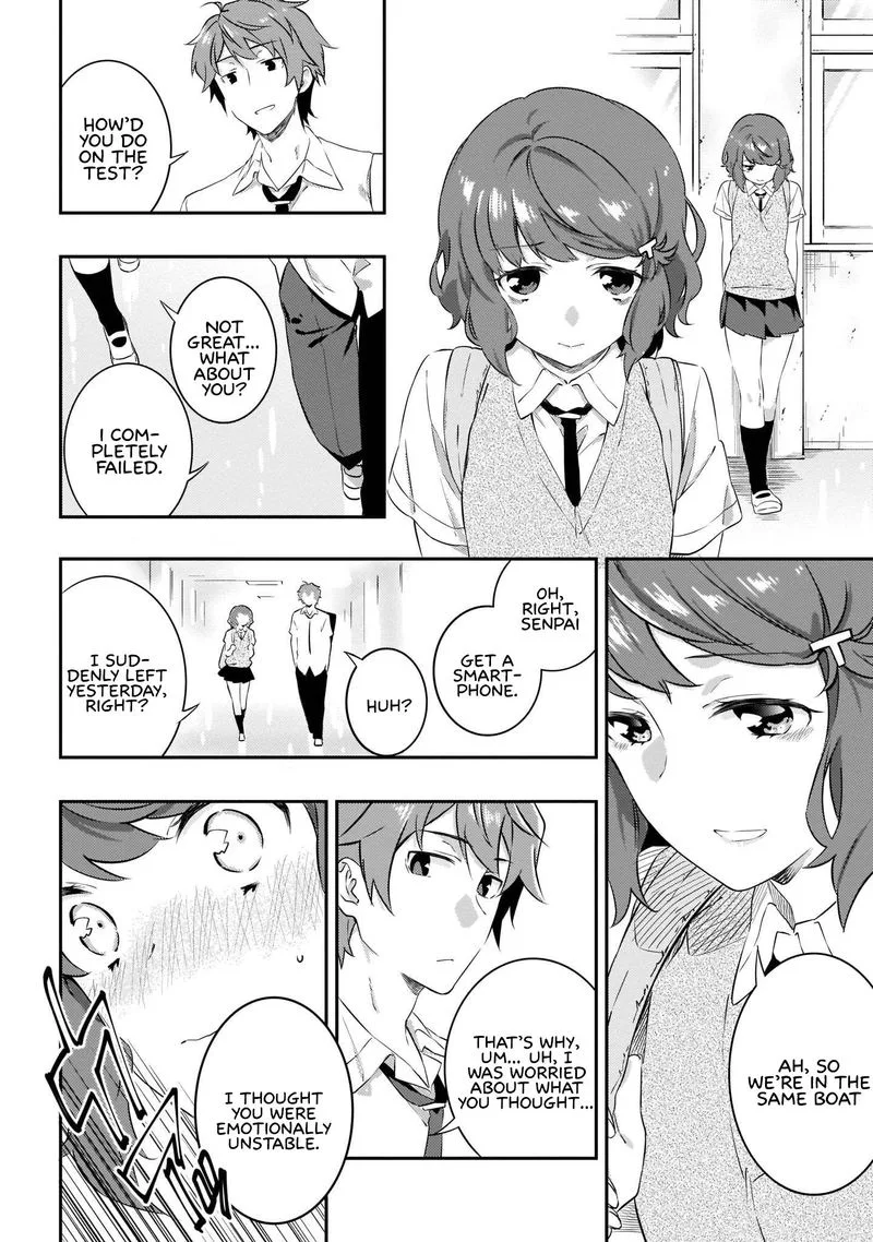 Seishun Buta Yaro wa Petit Devil Kouhai no Yume wo Minai Chapter 9 page 12