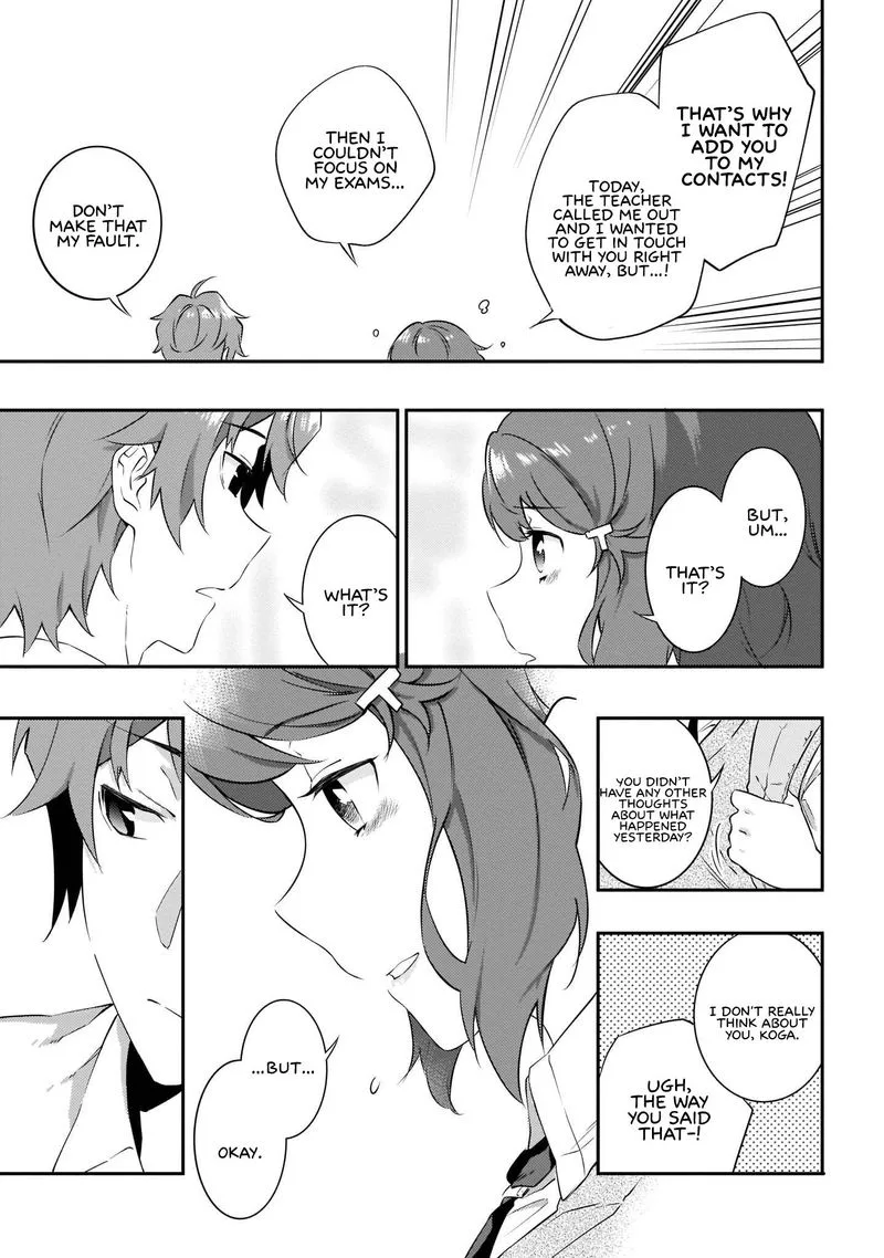 Seishun Buta Yaro wa Petit Devil Kouhai no Yume wo Minai Chapter 9 page 13