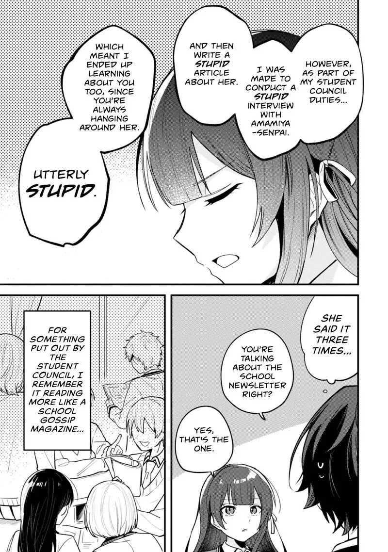Sekai de Ichiban "Kawaii" Amamiya-san, Nibanme wa Ore. Chapter 15 page 3