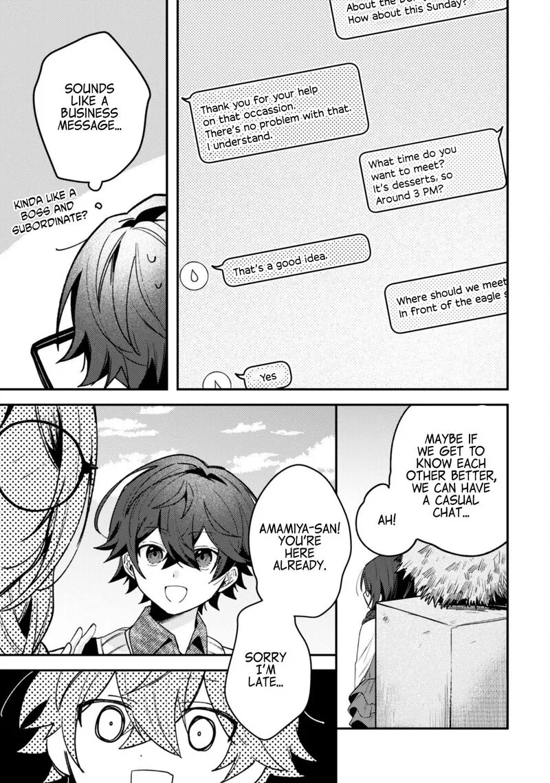 Sekai de Ichiban "Kawaii" Amamiya-san, Nibanme wa Ore. Chapter 3.1 page 9
