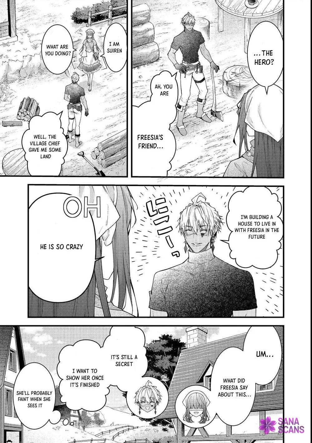 Sekai o Sukutta Saikyou Yuusha ni Stalker Sareru Mura Musume no Hanashi Chapter 17 page 3