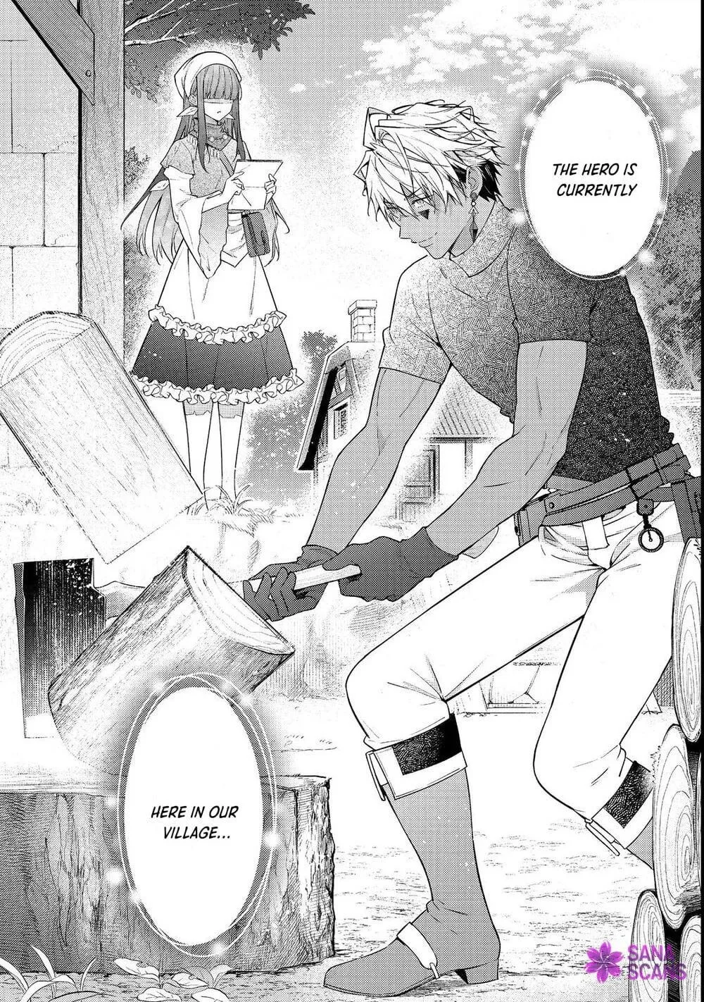 Sekai o Sukutta Saikyou Yuusha ni Stalker Sareru Mura Musume no Hanashi Chapter 17 page 2