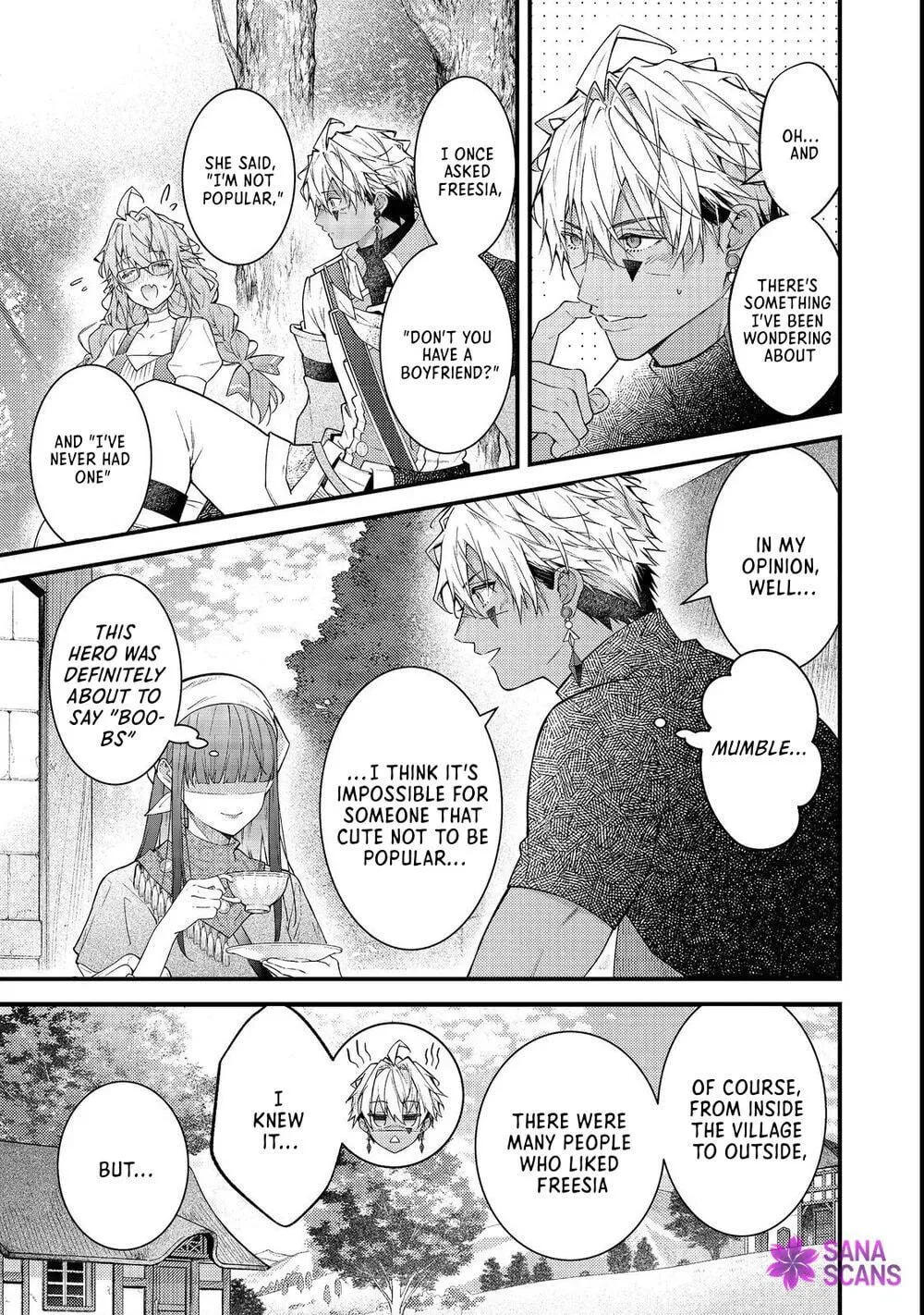 Sekai o Sukutta Saikyou Yuusha ni Stalker Sareru Mura Musume no Hanashi Chapter 17 page 7