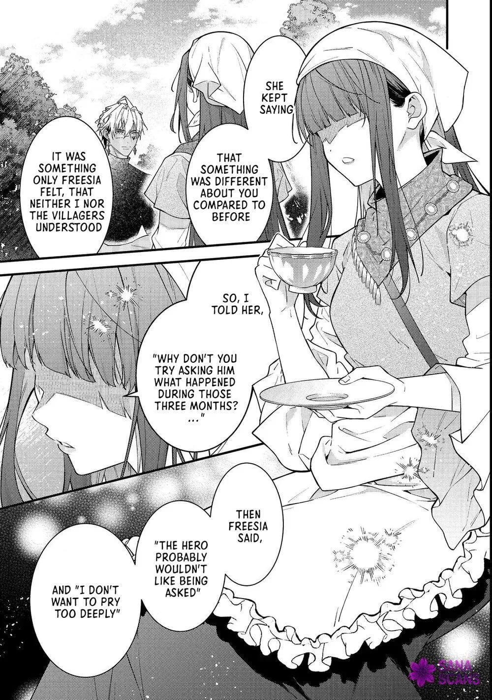 Sekai o Sukutta Saikyou Yuusha ni Stalker Sareru Mura Musume no Hanashi Chapter 17 page 13