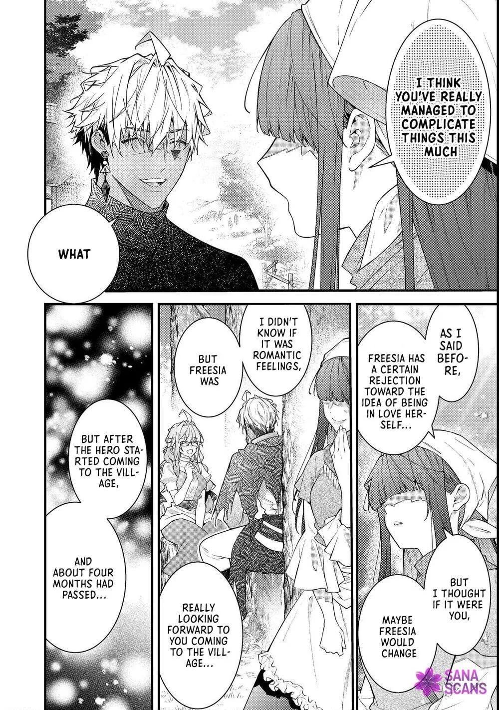 Sekai o Sukutta Saikyou Yuusha ni Stalker Sareru Mura Musume no Hanashi Chapter 17 page 10