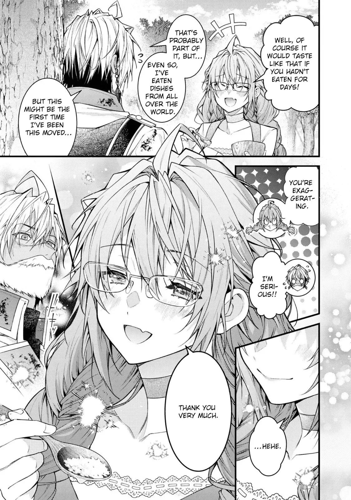 Sekai o Sukutta Saikyou Yuusha ni Stalker Sareru Mura Musume no Hanashi Chapter 7 page 9