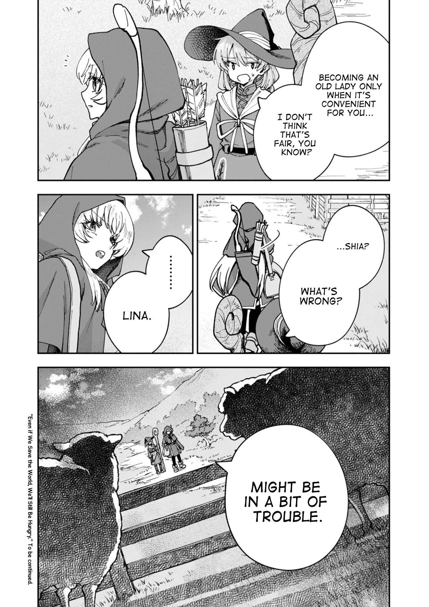 Sekai wo Sukutte mo Onaka wa Suku kara Chapter 2 page 34