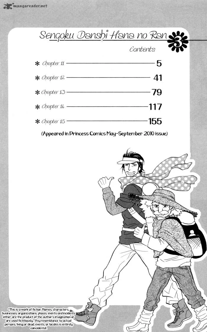 Sengoku Danshi Hana no Ran Chapter 11 page 8