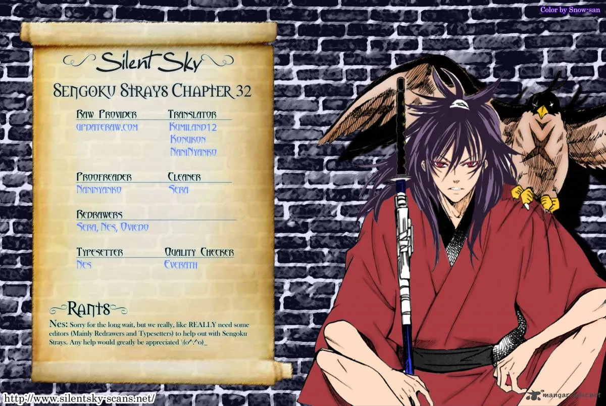 Sengoku Strays Chapter 32 page 1