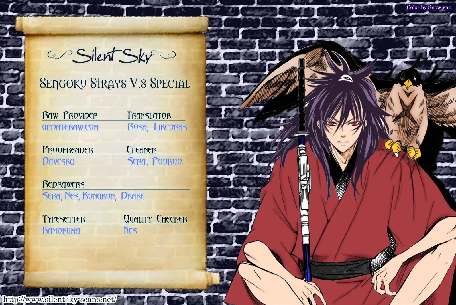 Sengoku Strays Chapter 36.5 page 1