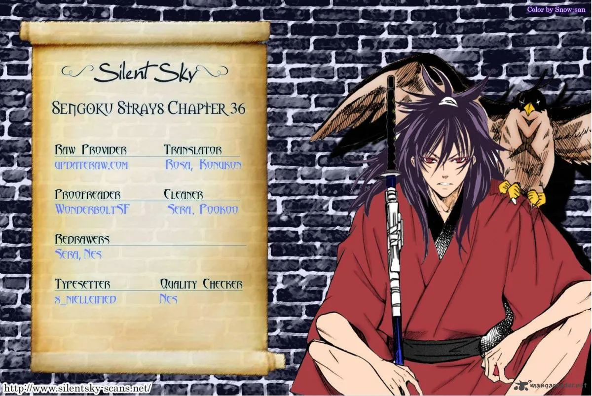 Sengoku Strays Chapter 36 page 1
