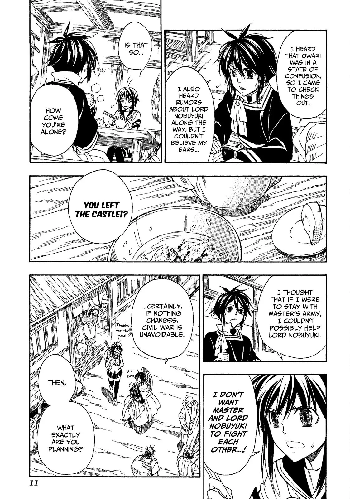 Sengoku Strays Chapter 47 page 15