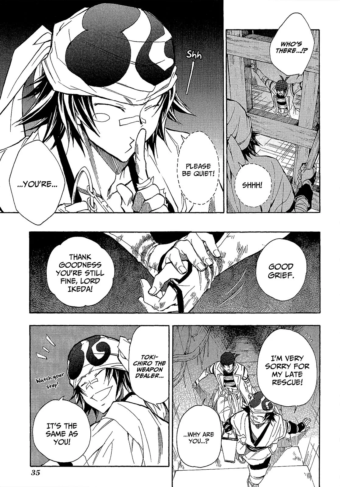 Sengoku Strays Chapter 47 page 37