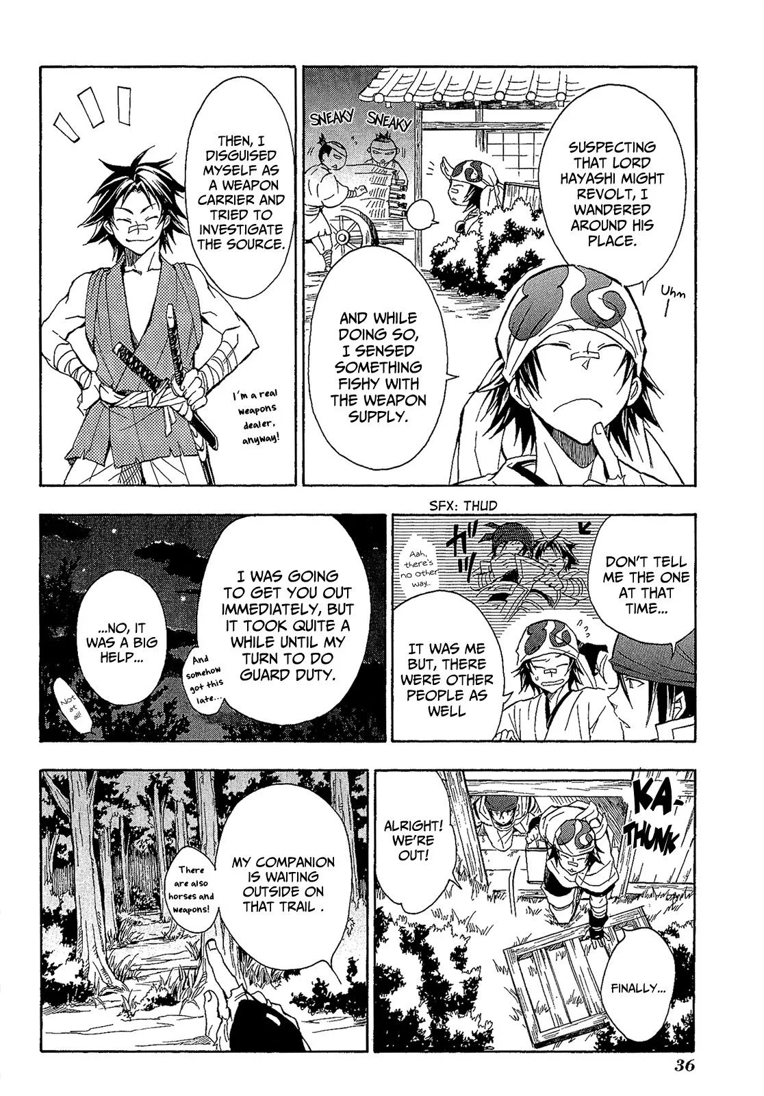 Sengoku Strays Chapter 47 page 38
