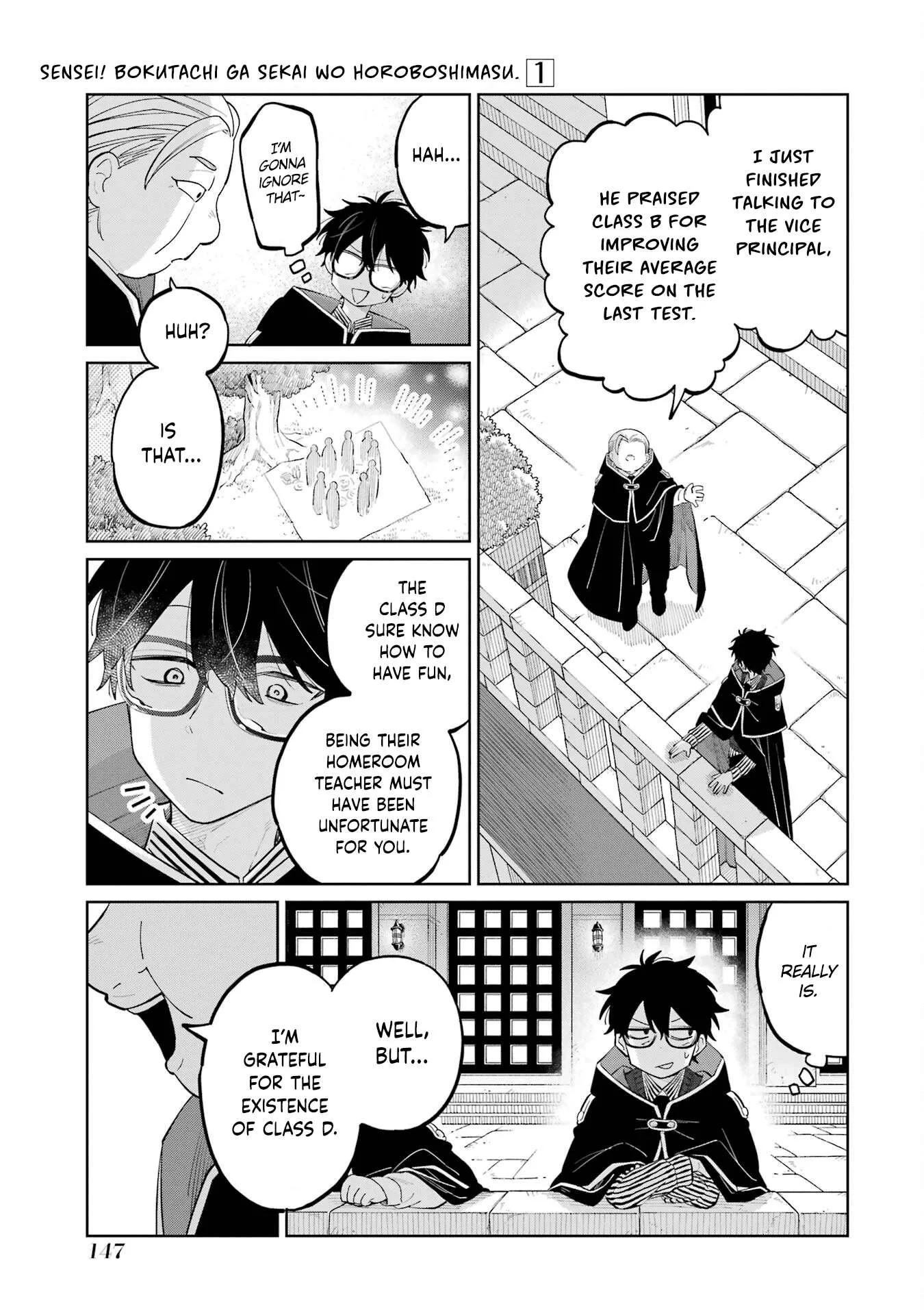 Sensei! Bokutachi ga Sekai wo Horoboshimasu. Chapter 2 page 59