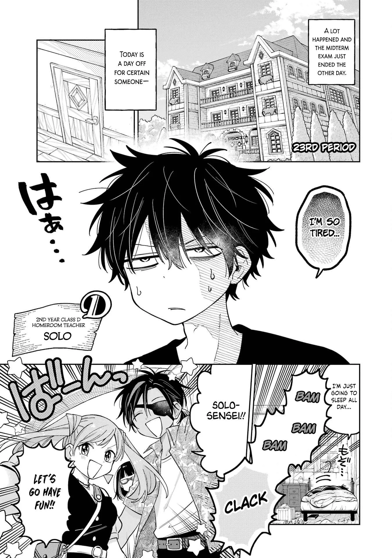 Sensei! Bokutachi ga Sekai wo Horoboshimasu. Chapter 23 page 1