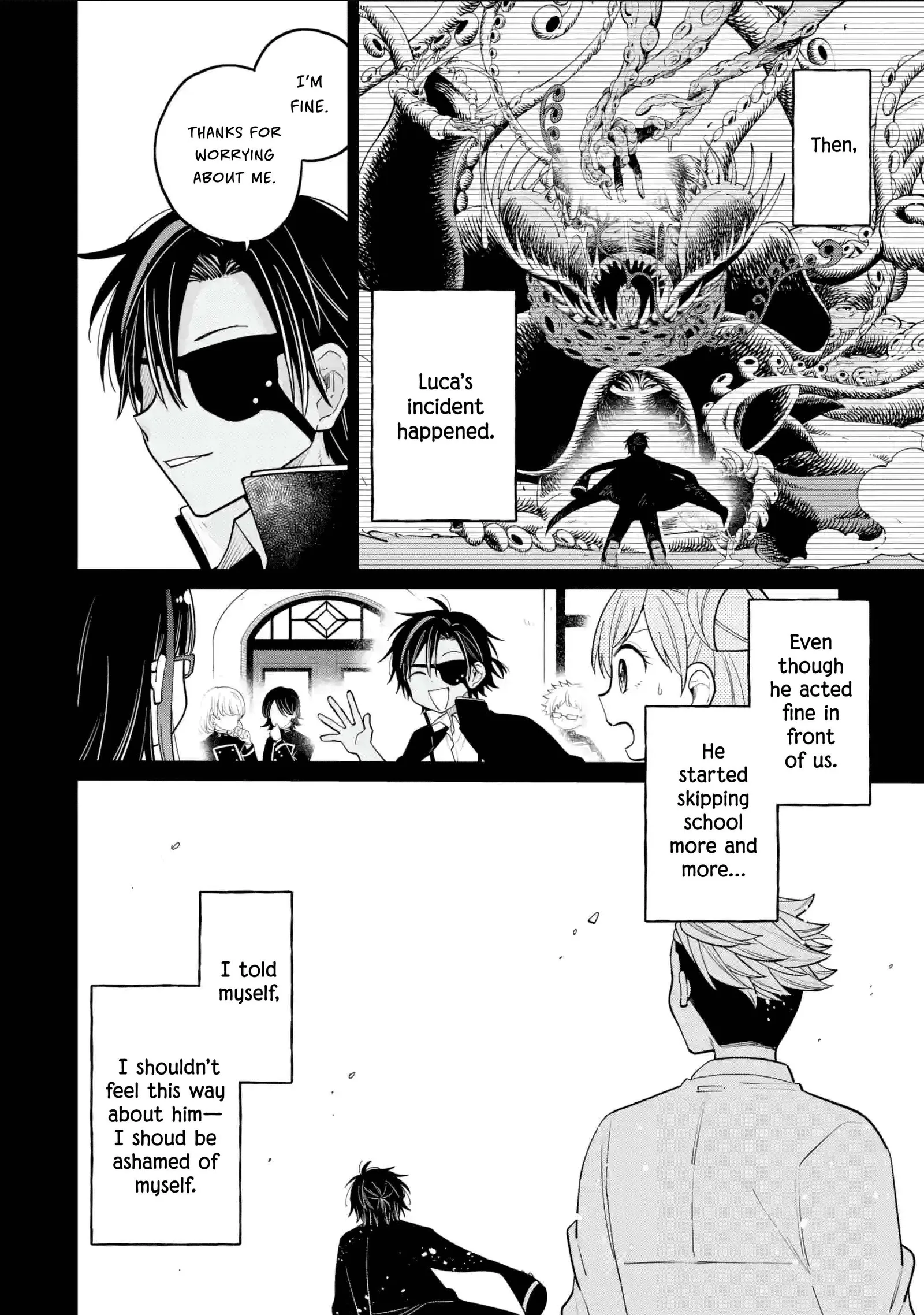 Sensei! Bokutachi ga Sekai wo Horoboshimasu. Chapter 41 page 14