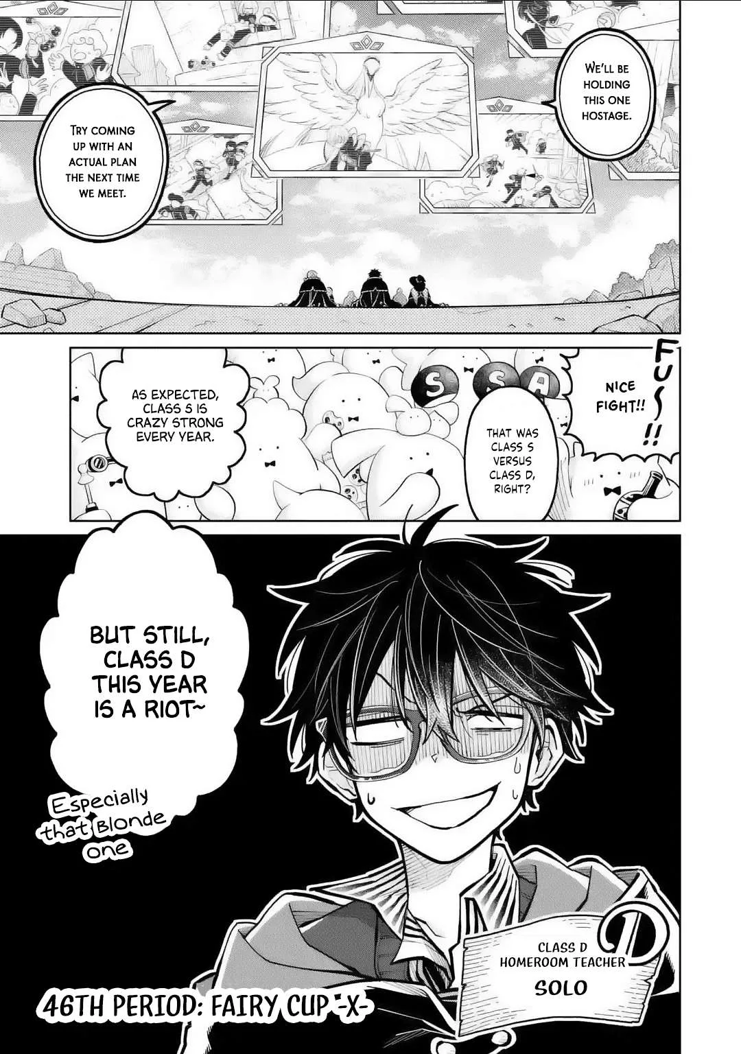 Sensei! Bokutachi ga Sekai wo Horoboshimasu. Chapter 46 page 1