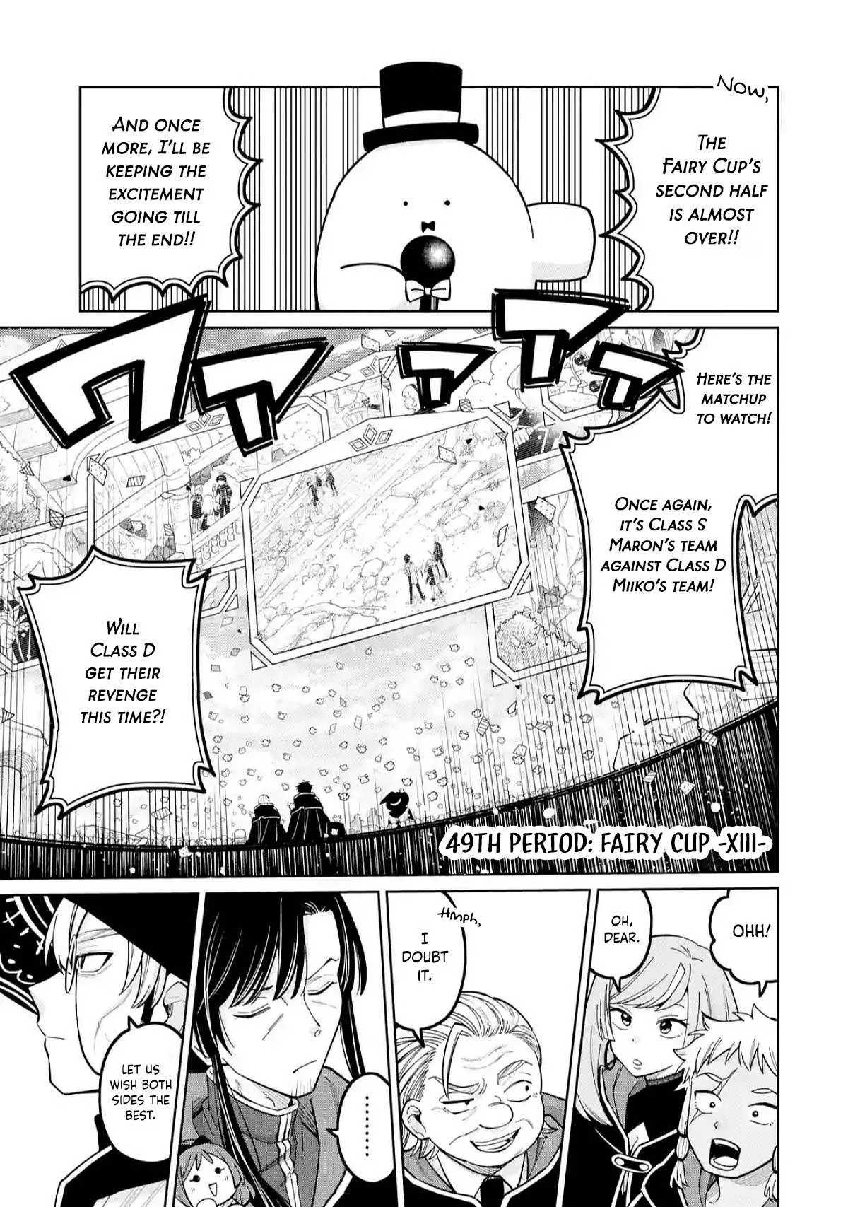 Sensei! Bokutachi ga Sekai wo Horoboshimasu. Chapter 49 page 1