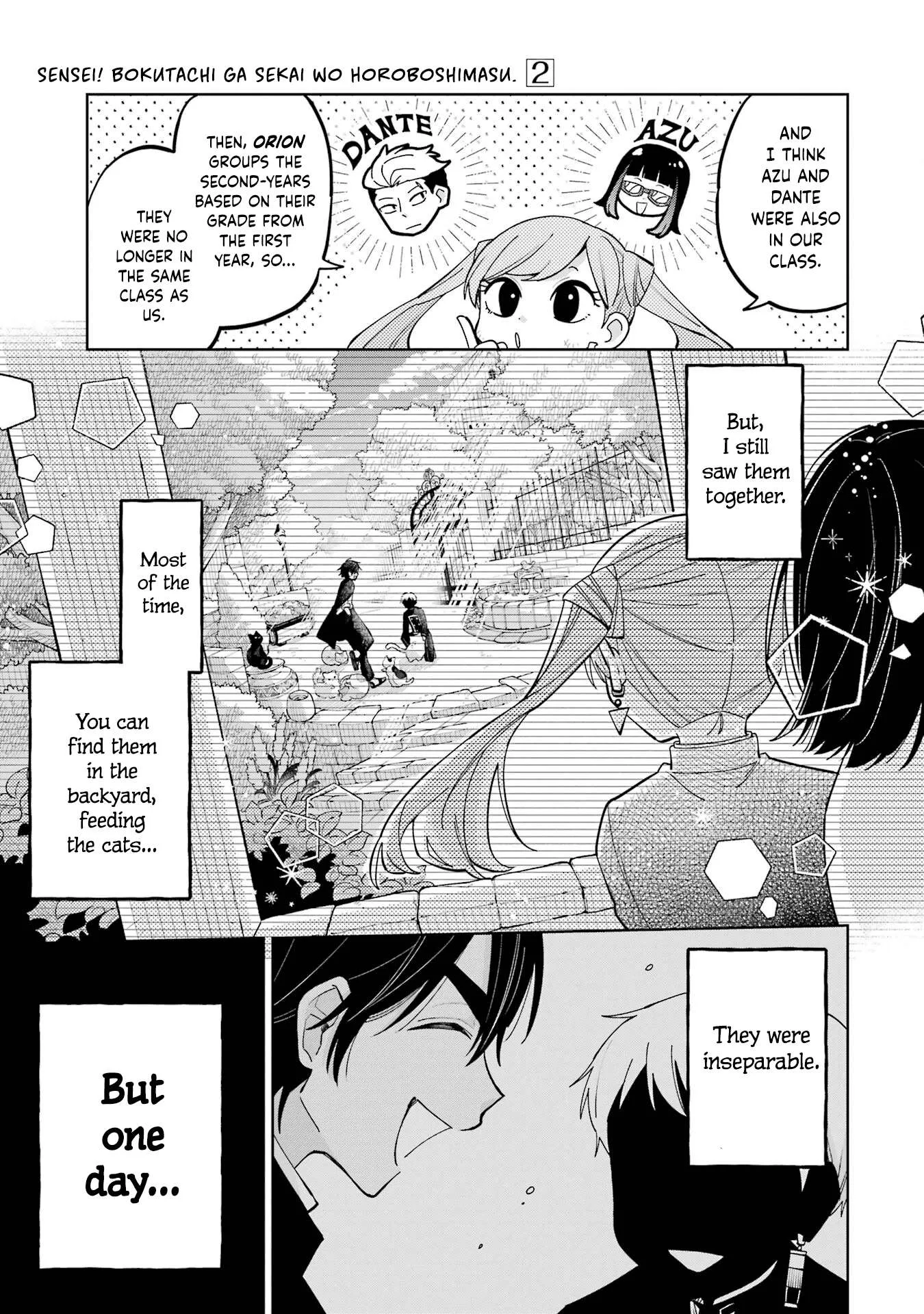 Sensei! Bokutachi ga Sekai wo Horoboshimasu. Chapter 5 page 24