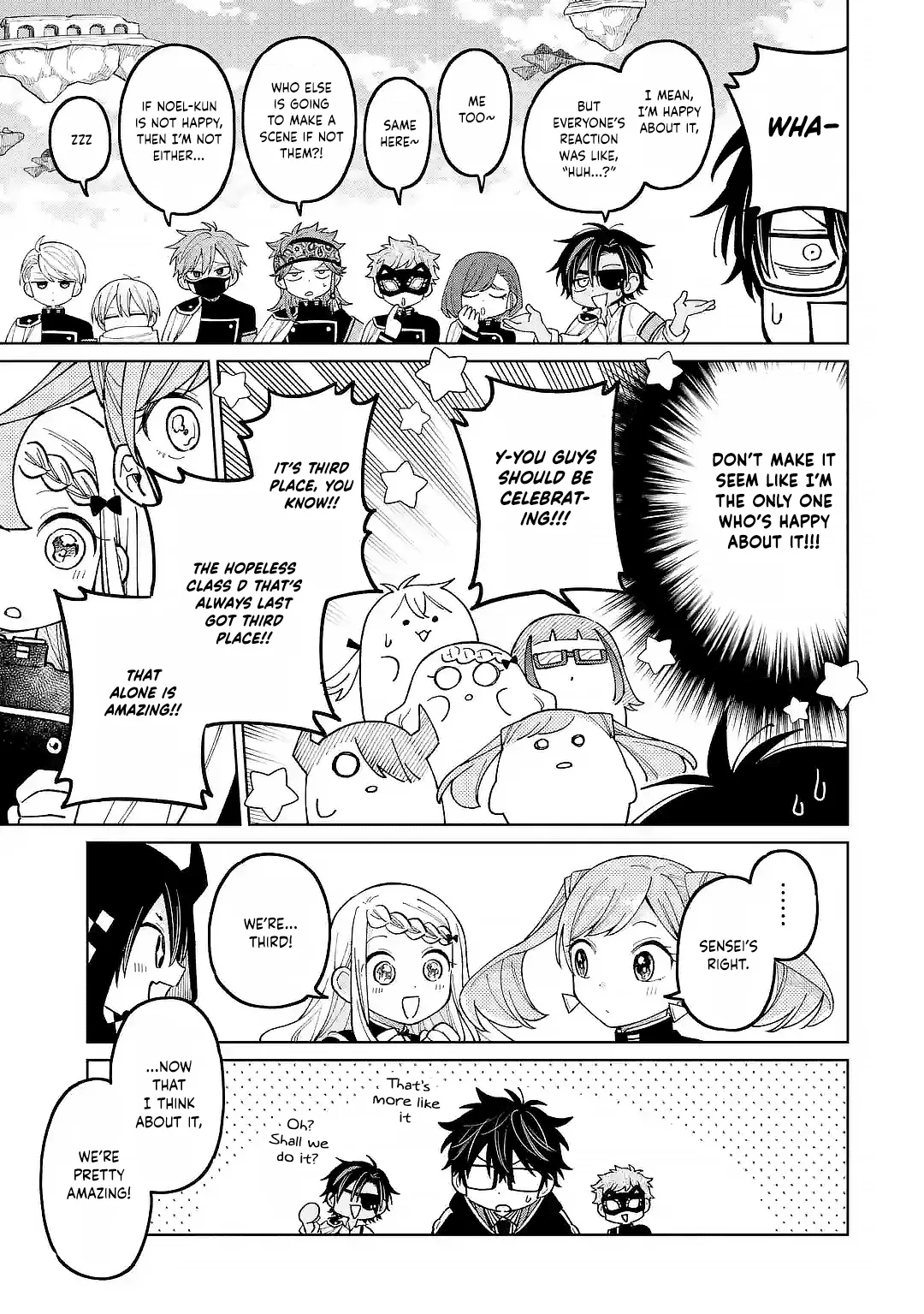 Sensei! Bokutachi ga Sekai wo Horoboshimasu. Chapter 51 page 17