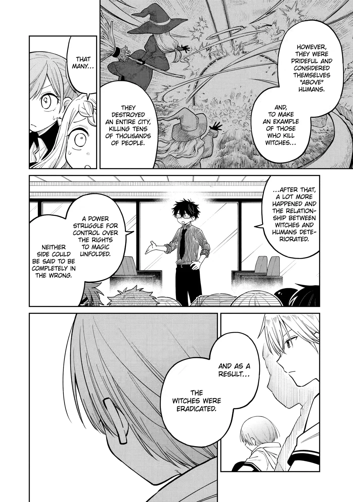 Sensei! Bokutachi ga Sekai wo Horoboshimasu. Chapter 64 page 12