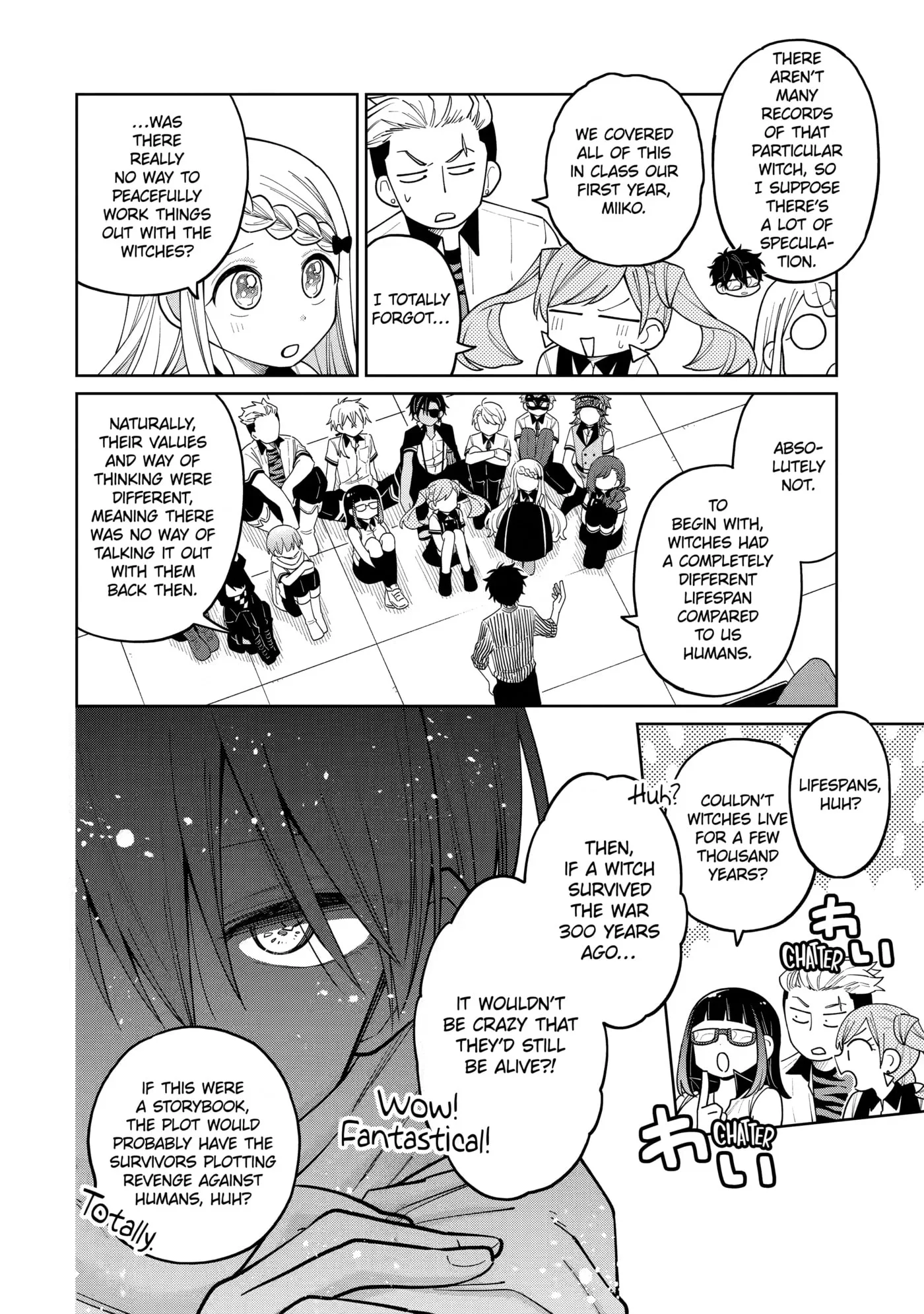 Sensei! Bokutachi ga Sekai wo Horoboshimasu. Chapter 64 page 16