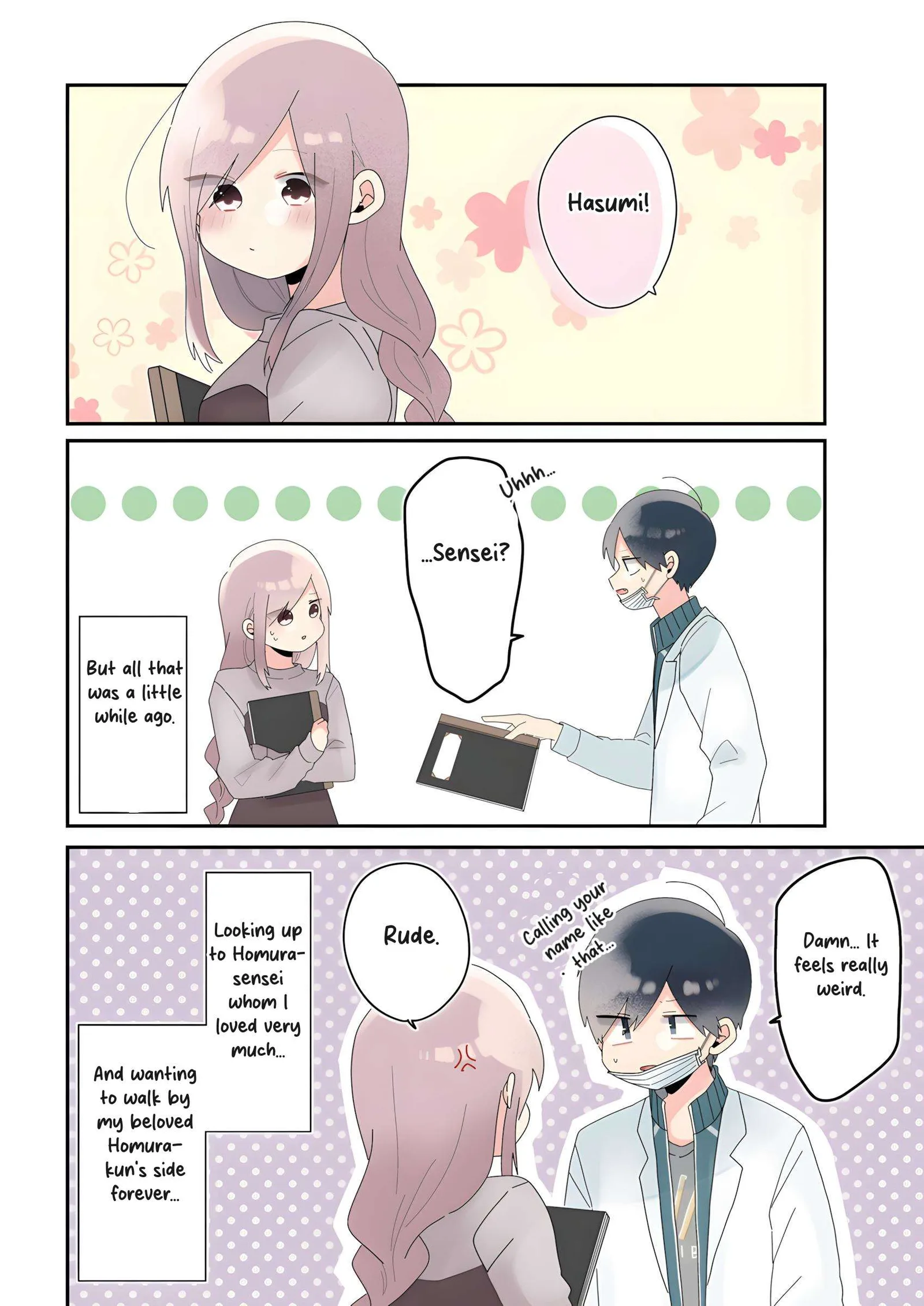 Sensei Nishii - Homura-sensei wa Tabun Motenai Chapter 1 page 3