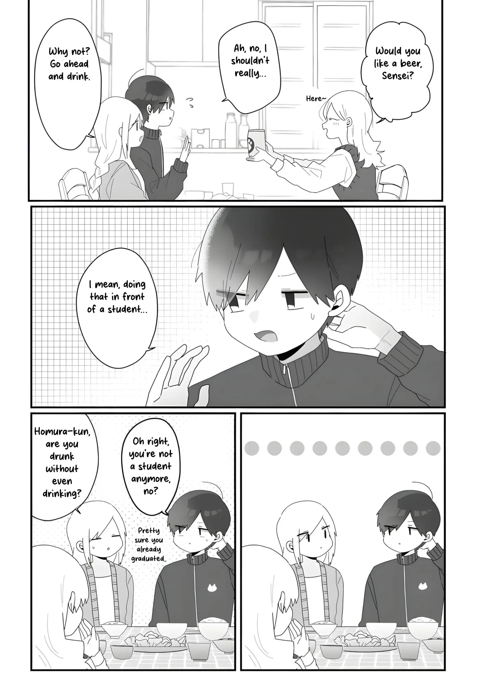 Sensei Nishii - Homura-sensei wa Tabun Motenai Chapter 3 page 4