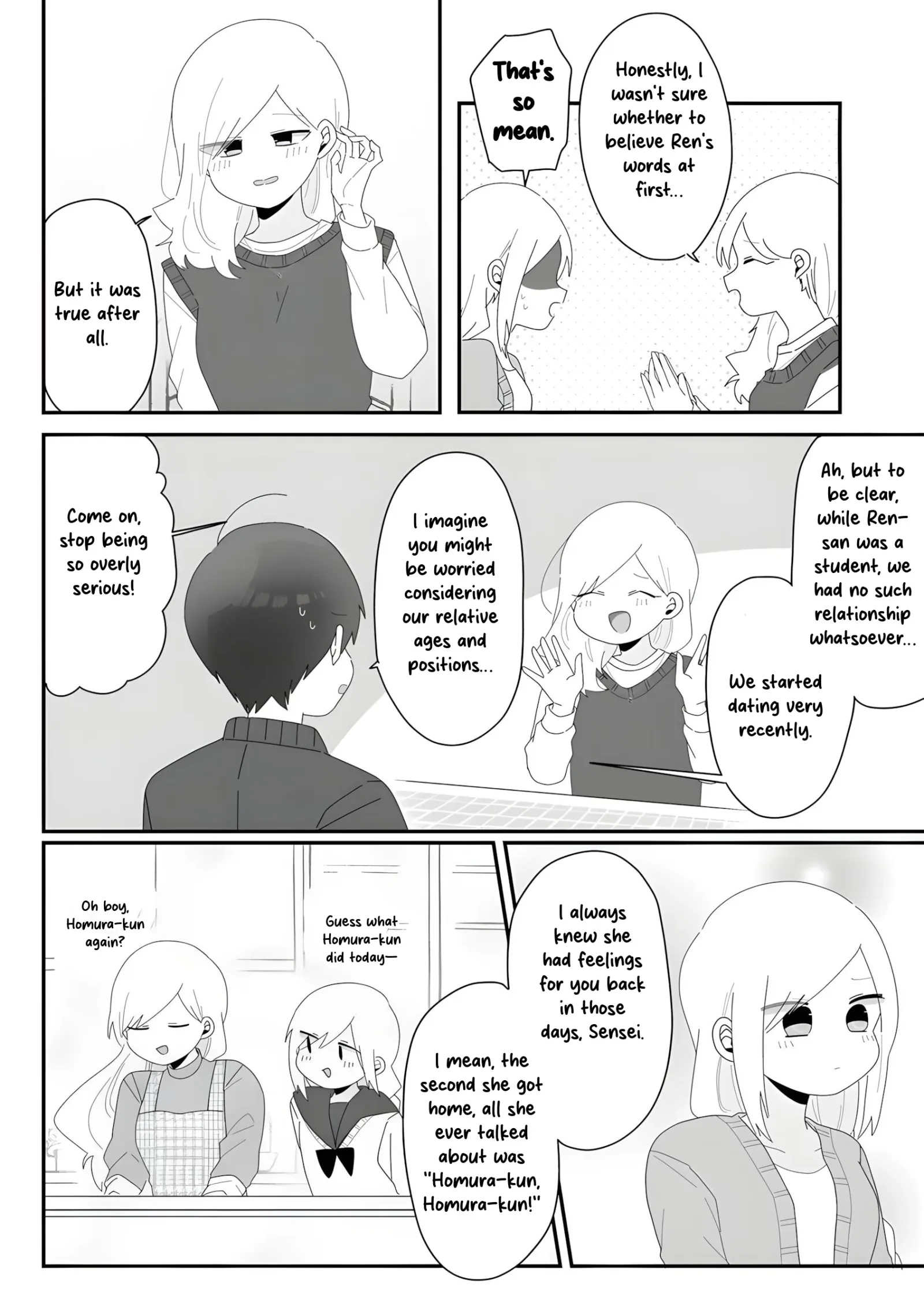 Sensei Nishii - Homura-sensei wa Tabun Motenai Chapter 3 page 8