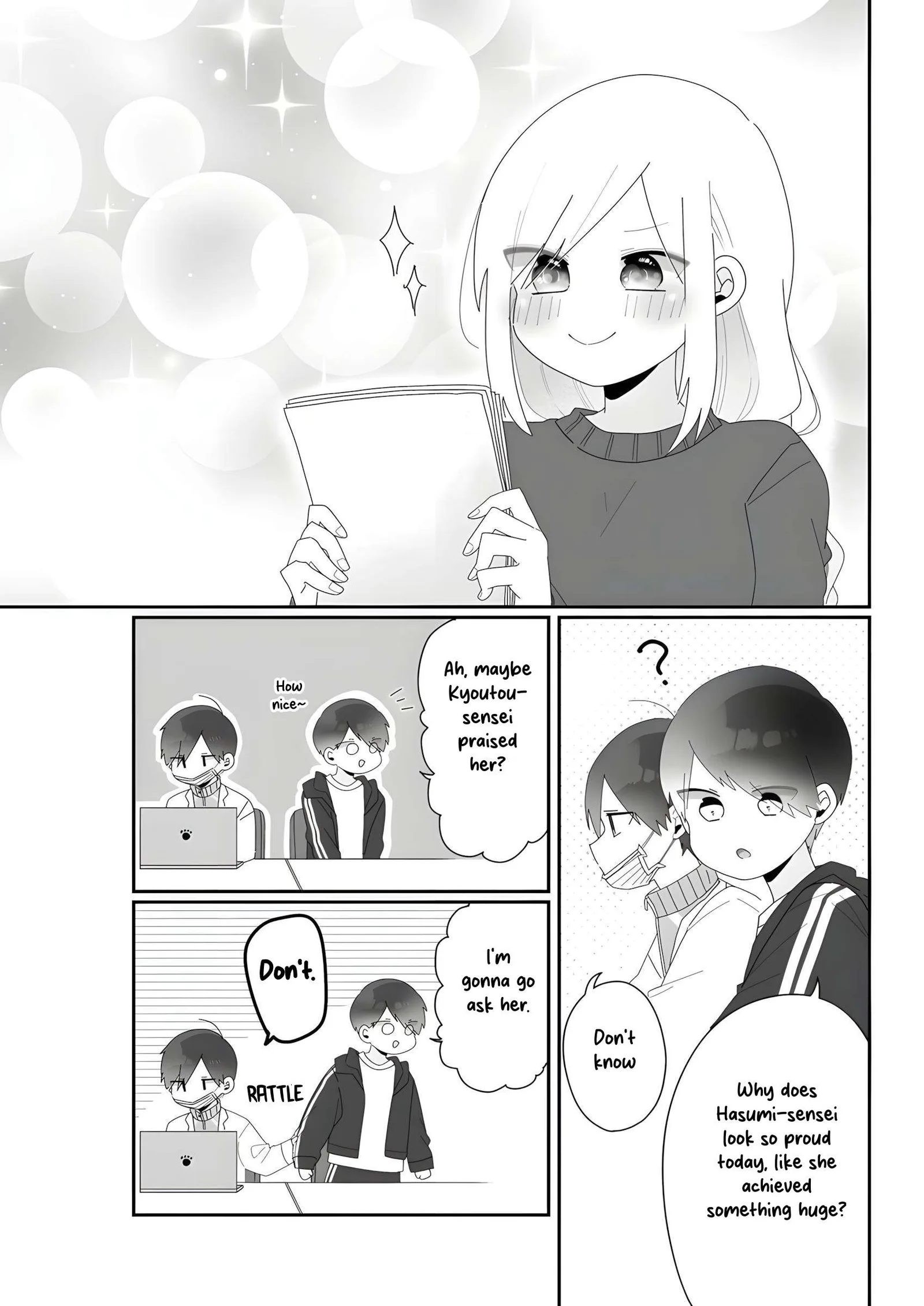 Sensei Nishii - Homura-sensei wa Tabun Motenai Chapter 5 page 1
