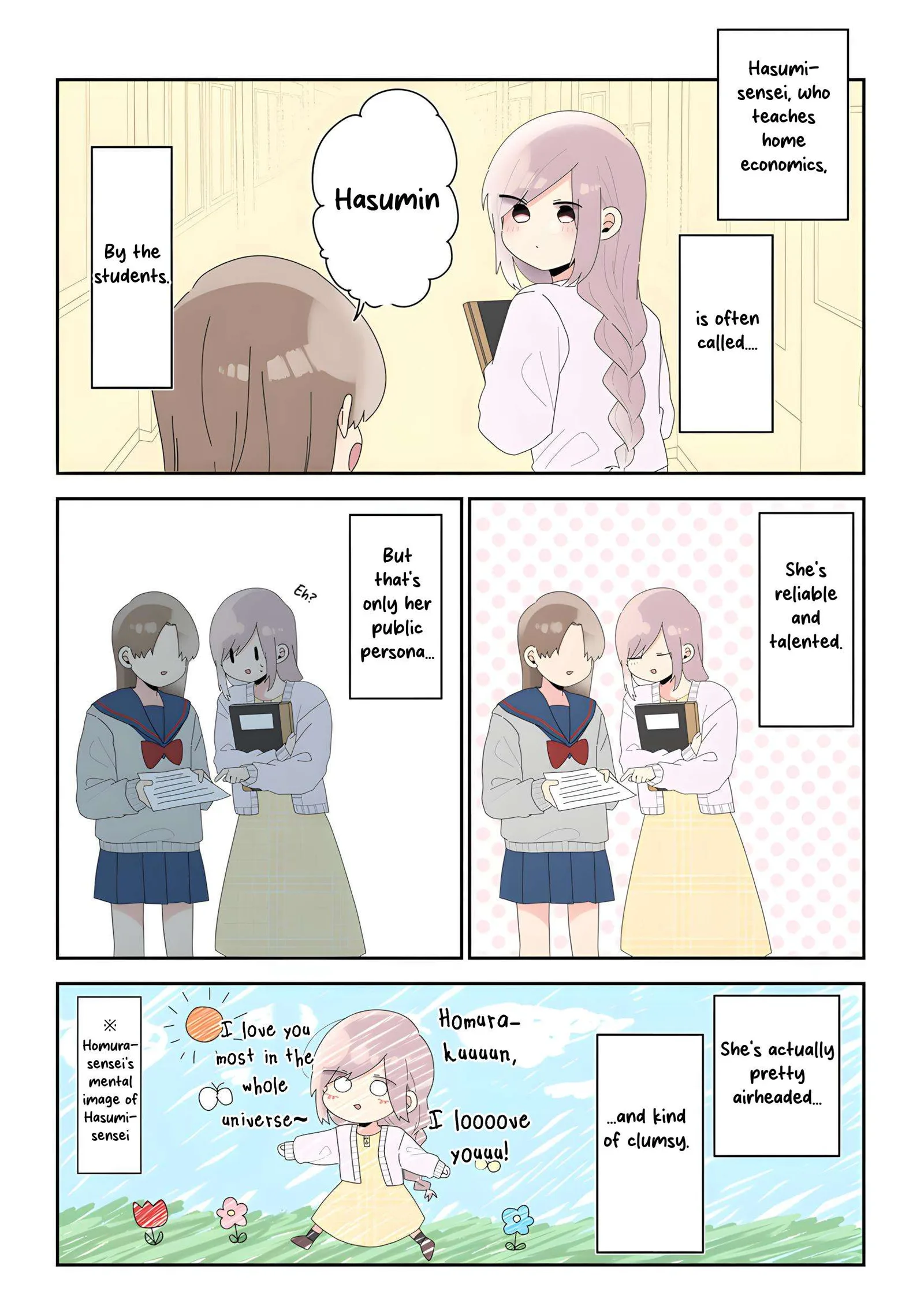 Sensei Nishii - Homura-sensei wa Tabun Motenai Chapter 7 page 2