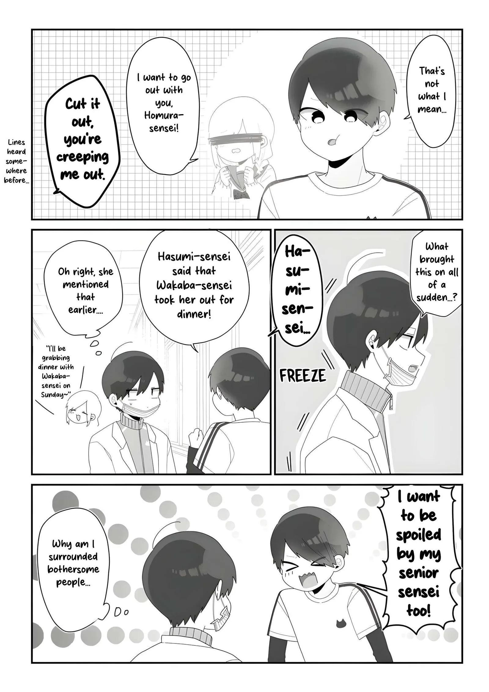 Sensei Nishii - Homura-sensei wa Tabun Motenai Chapter 7 page 8
