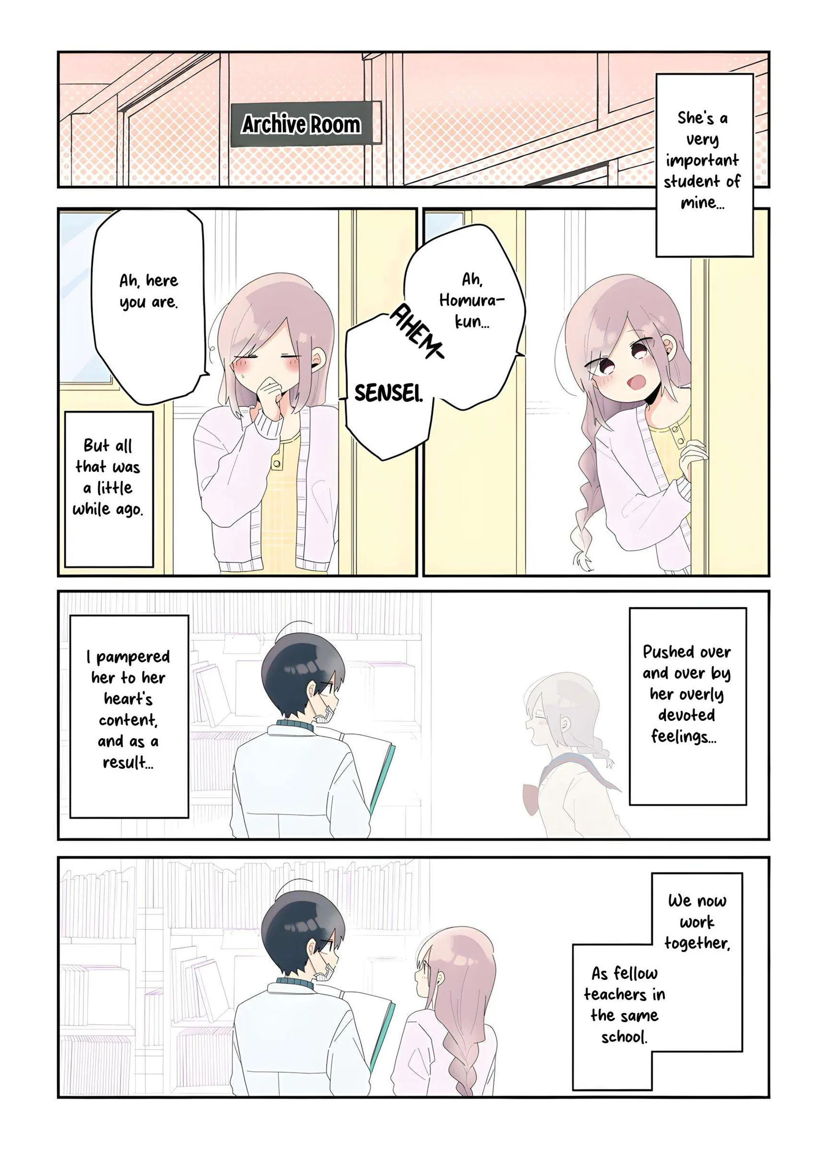 Sensei Nishii - Homura-sensei wa Tabun Motenai Chapter 7 page 3