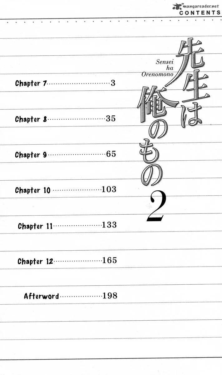 Sensei wa Ore no Mono Chapter 7 page 4
