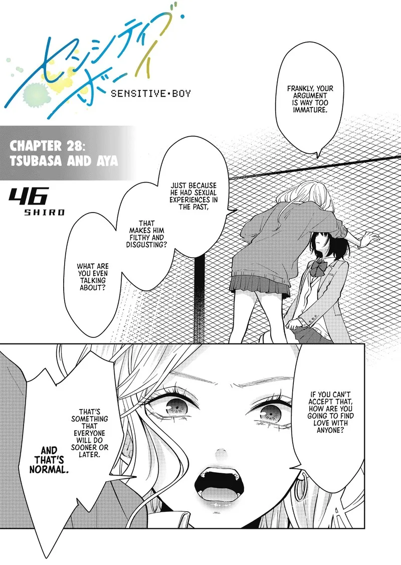 Sensitive Boy Chapter 28 page 1