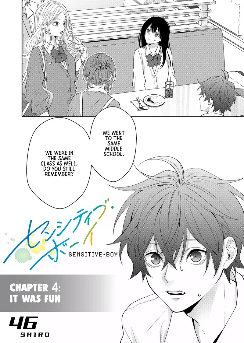 Sensitive Boy Chapter 4 page 1