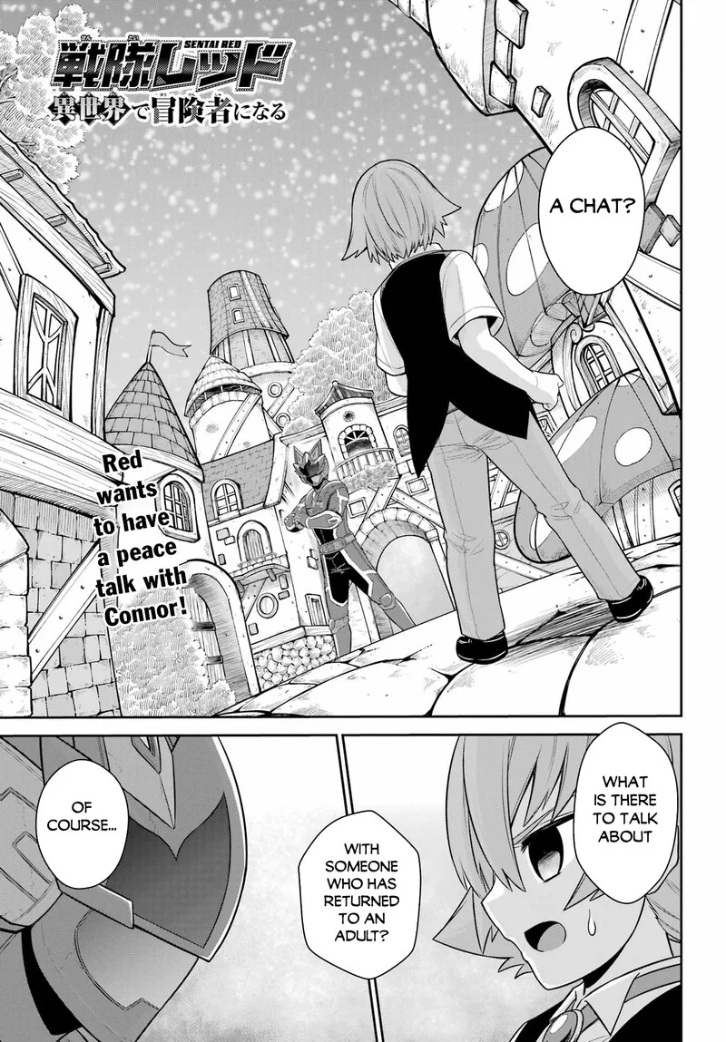 Sentai Red Isekai de Boukensha ni Naru Chapter 21.1 page 1
