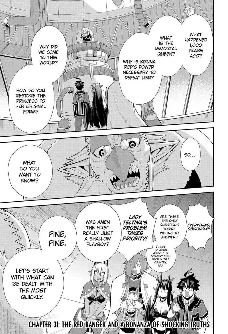 Sentai Red Isekai de Boukensha ni Naru Chapter 31 page 1