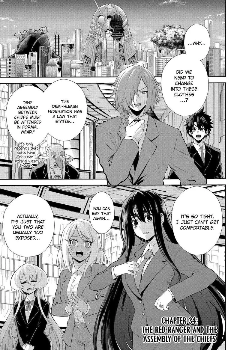 Sentai Red Isekai de Boukensha ni Naru Chapter 34 page 1