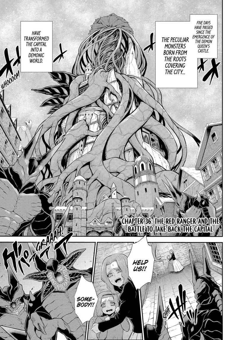 Sentai Red Isekai de Boukensha ni Naru Chapter 36 page 1