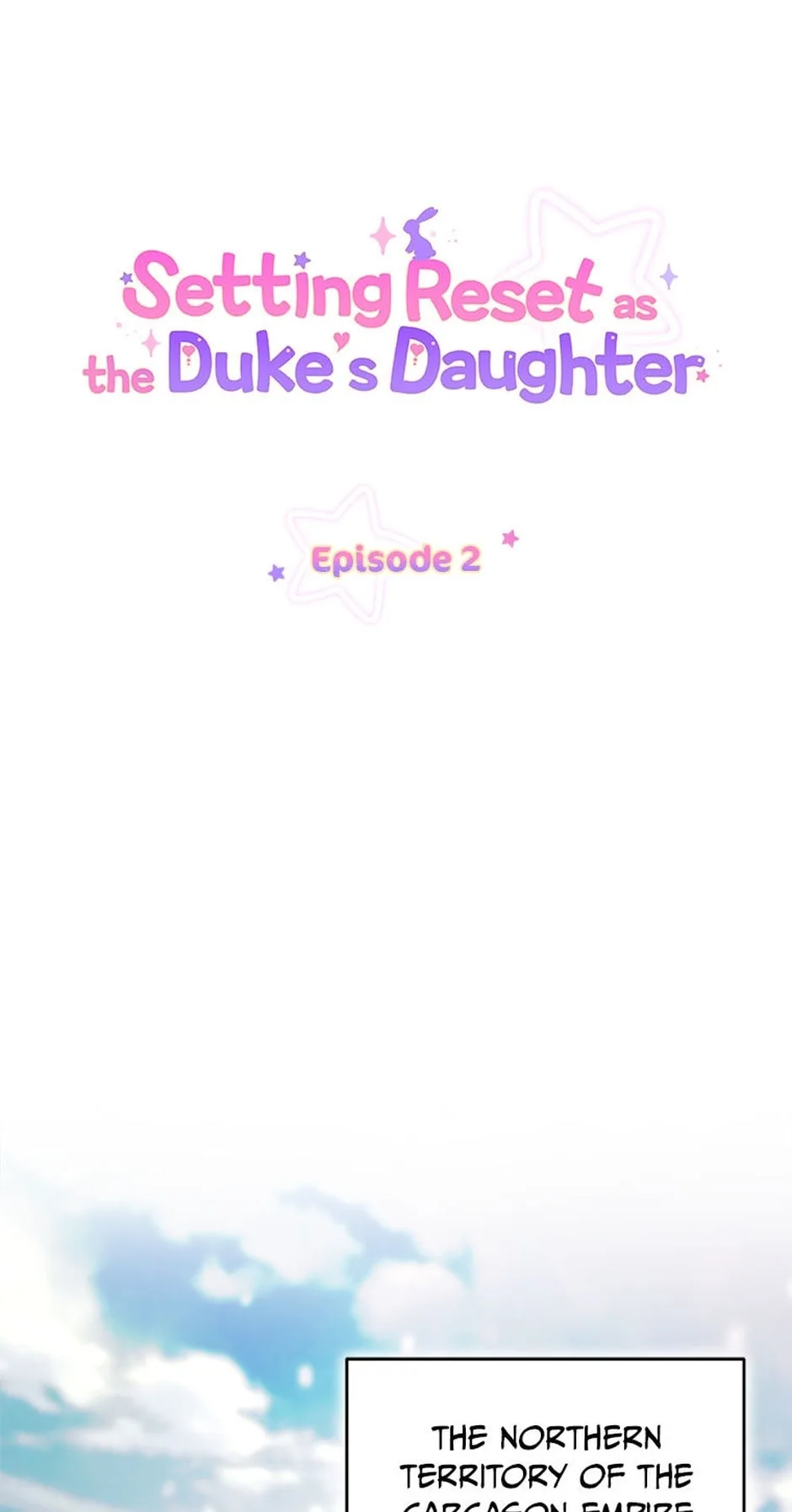 Setting Reset as the Duke's Daughter Chapter 2 page 1