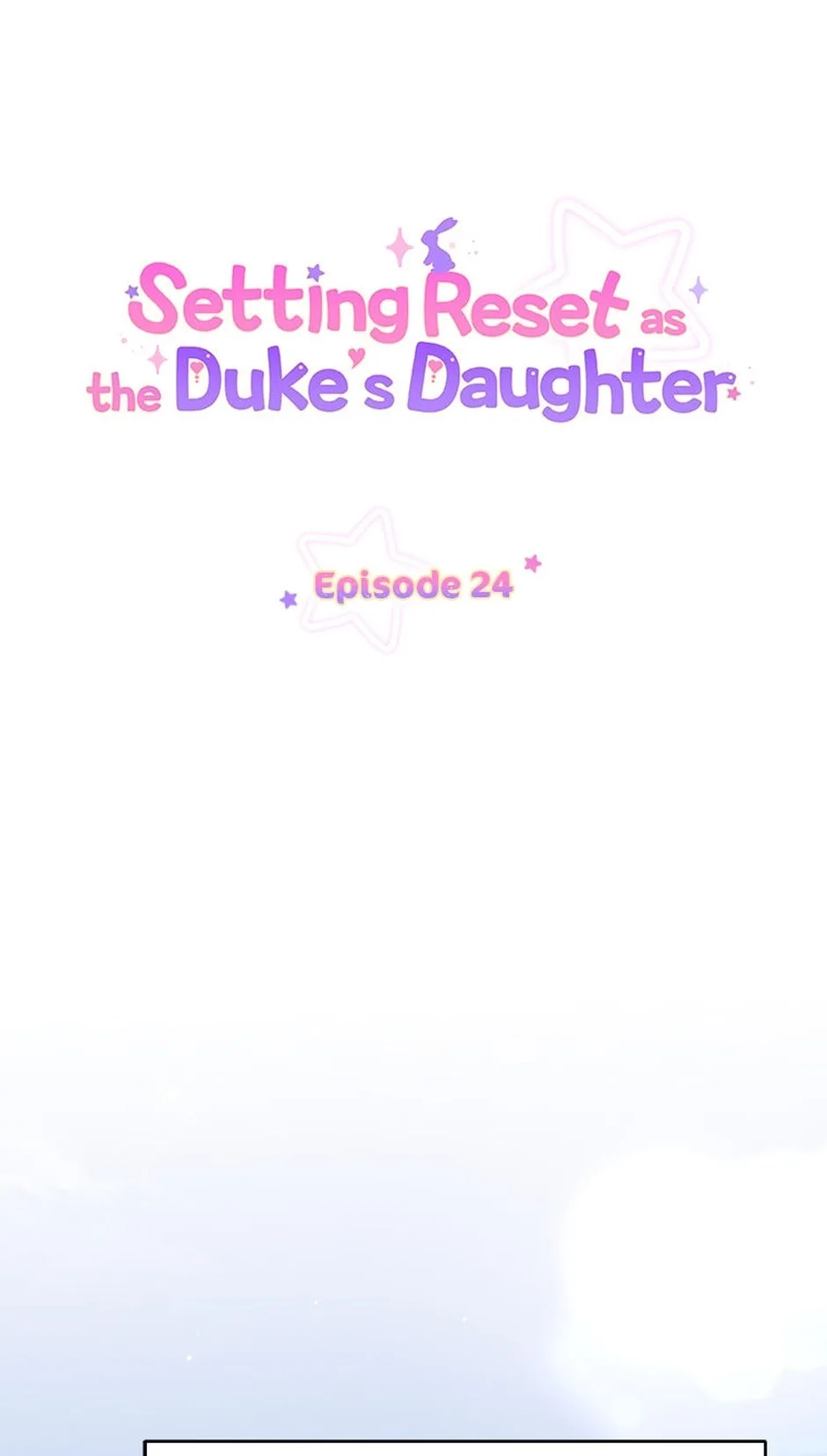 Setting Reset as the Duke's Daughter Chapter 24 page 1