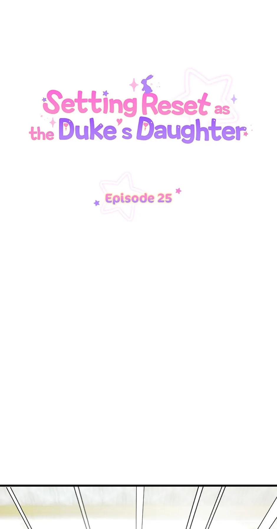 Setting Reset as the Duke's Daughter Chapter 25 page 1