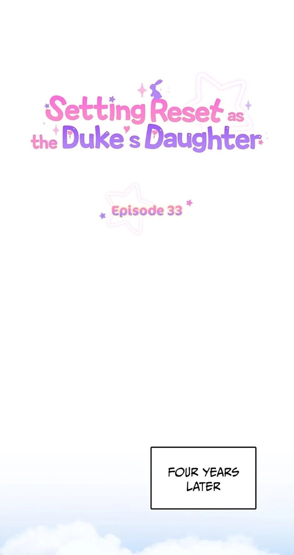 Setting Reset as the Duke's Daughter Chapter 33 page 1